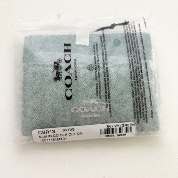 NWT Coach Slim Id Card Case - Picture 4 of 4